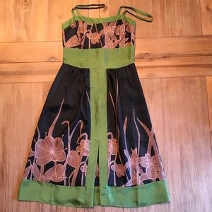 Anthro Silk Floral Dress by Hype NWT - Size 4